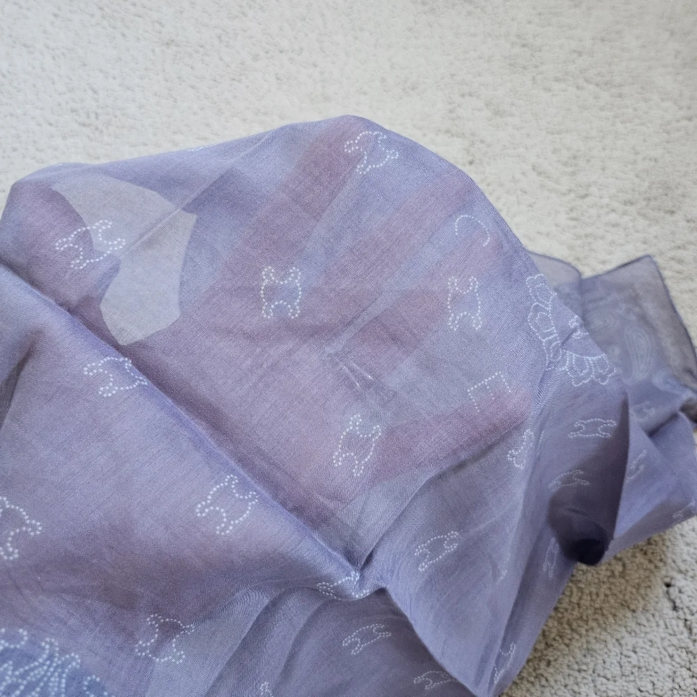 CELINE Bandana In Cotton & Silk - Picture 5 of 6